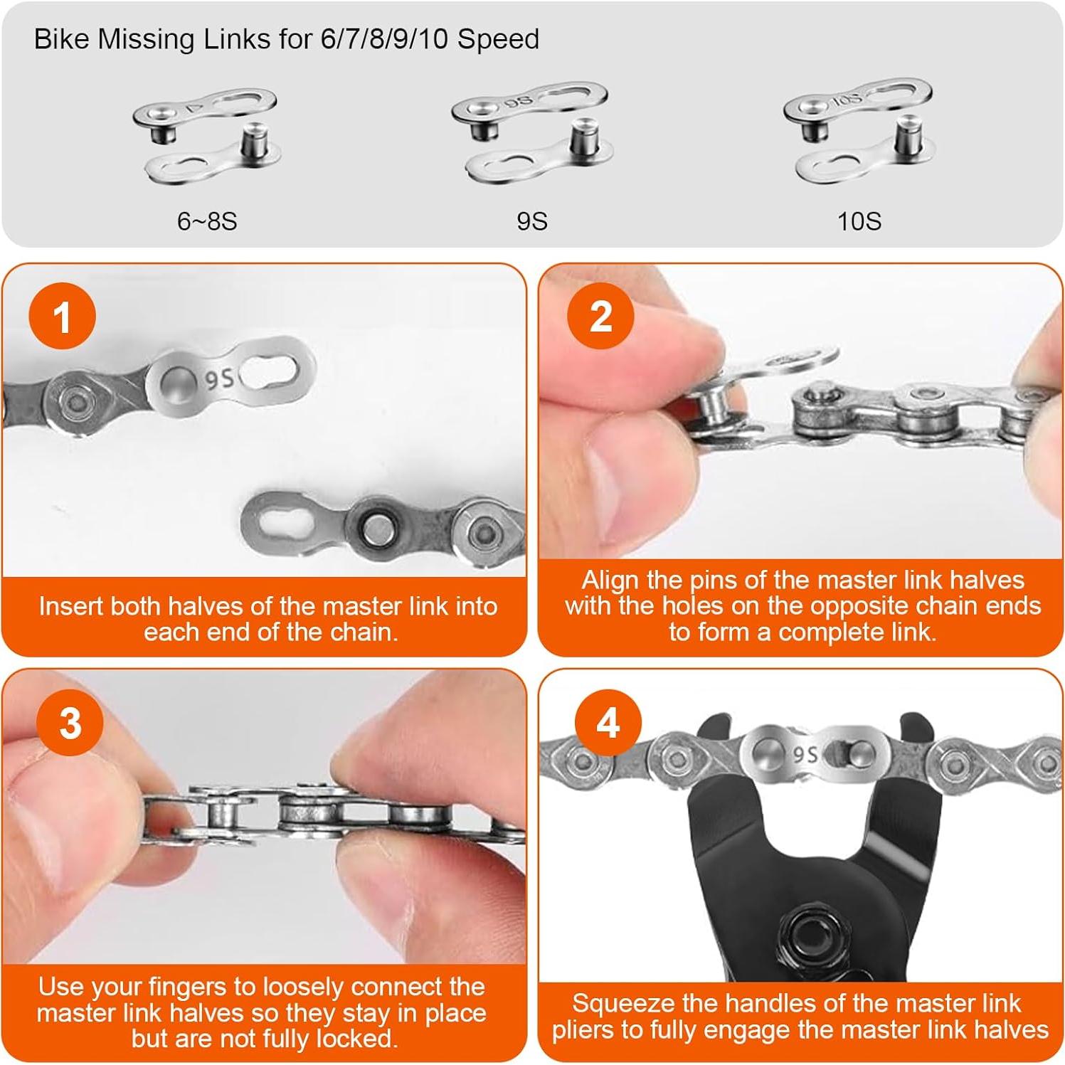 Kit de Herramientas para Cadenas de Bicicleta HYLEBOR YD1012