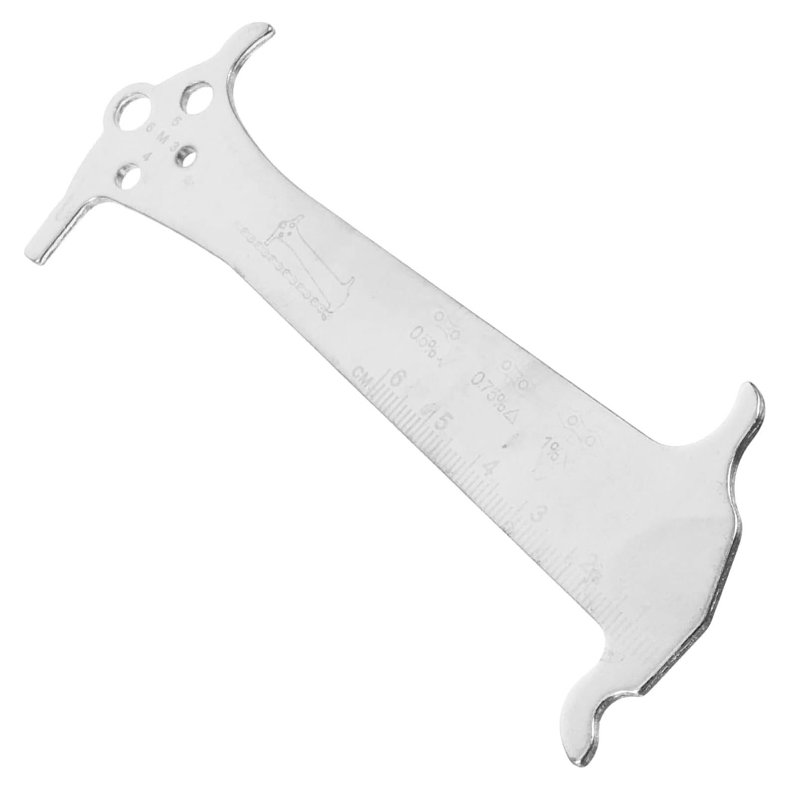 Medidor de Cadena de Bicicleta ibasenice Acero Inoxidable