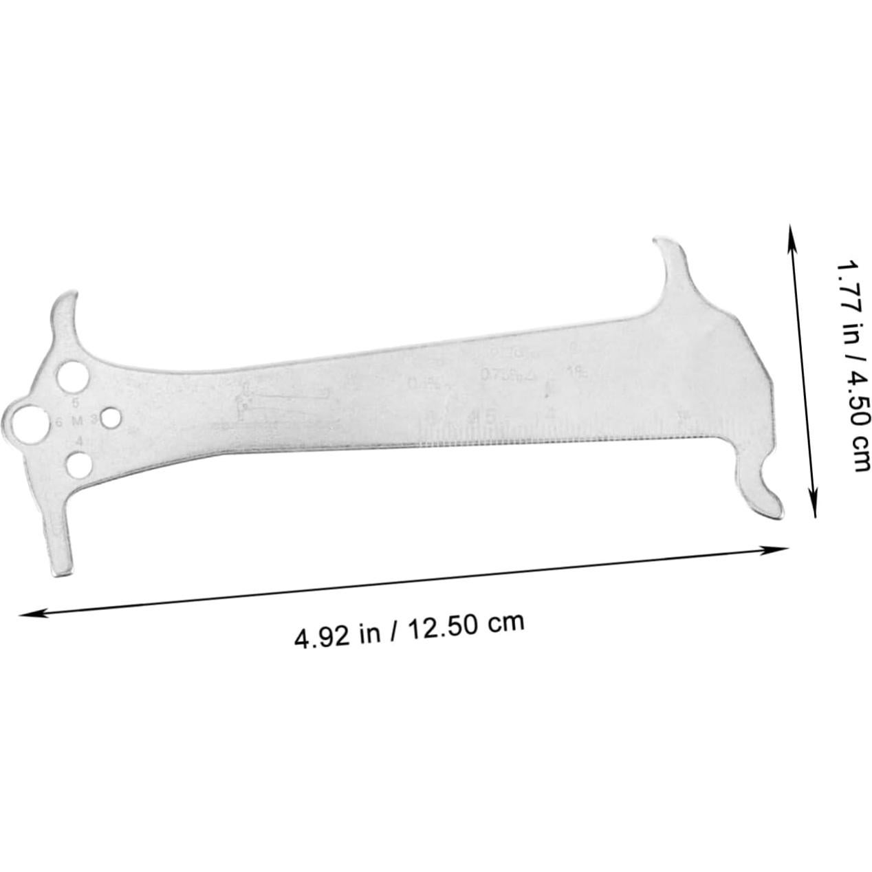 Medidor de Cadena de Bicicleta ibasenice Acero Inoxidable
