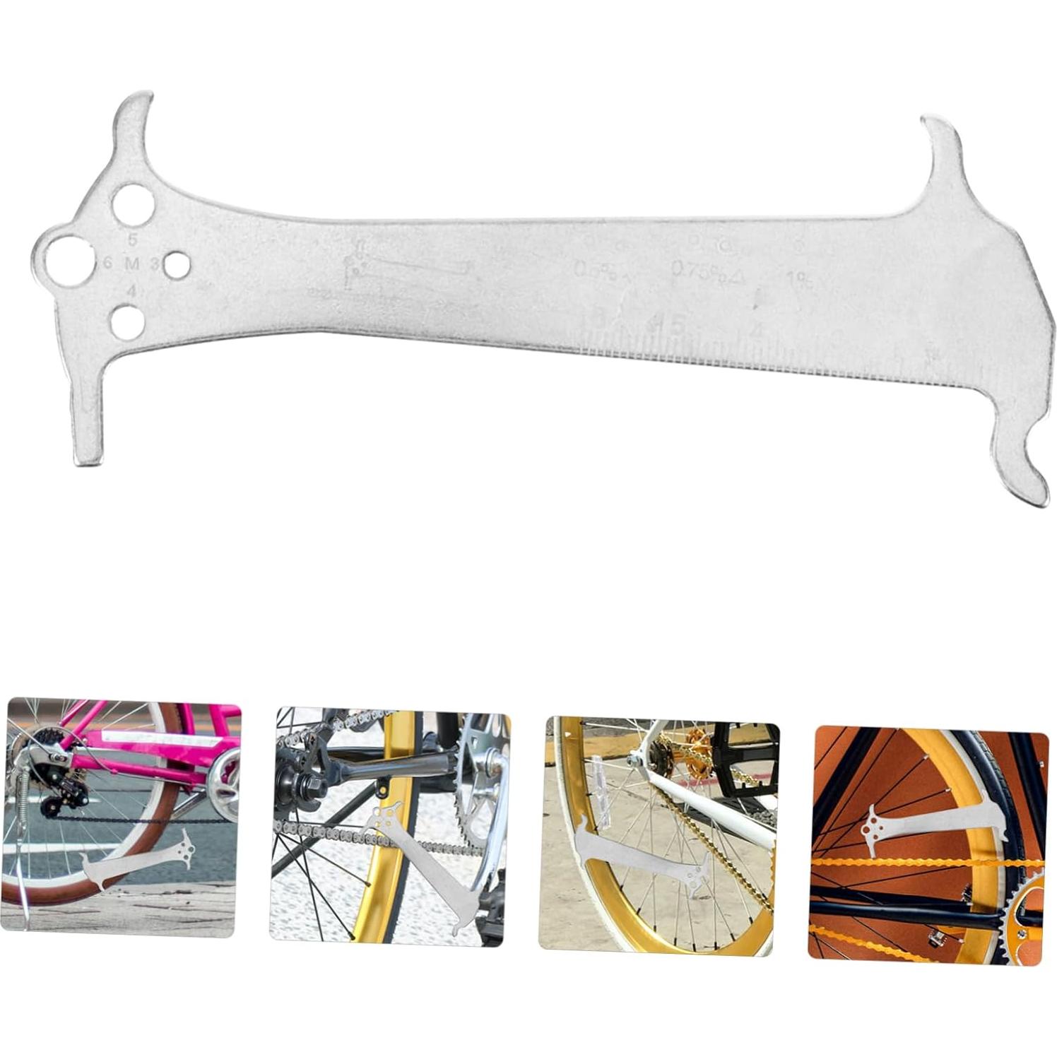 Medidor de Cadena de Bicicleta ibasenice Acero Inoxidable