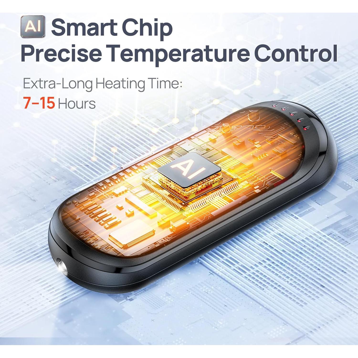 Calentadores de Manos Recargables DeeKom 6000mAh 2 en 1