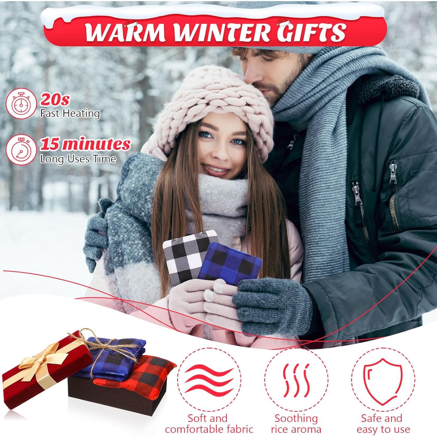 8 Calentadores de Manos Reutilizables SmoothNovelty Microondas