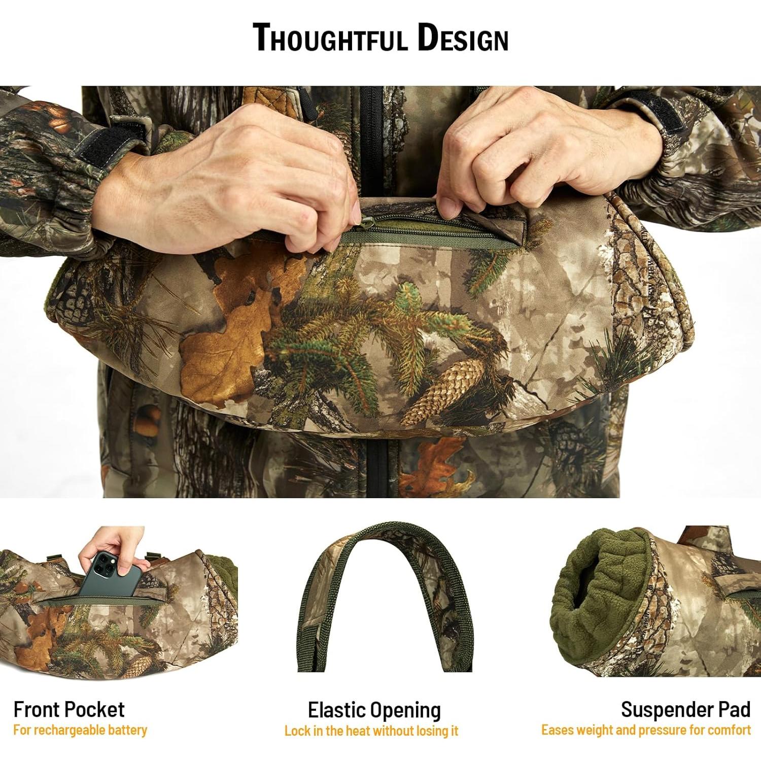 Muff Calentador de Mano Camuflado NUEVA VISTA para Caza