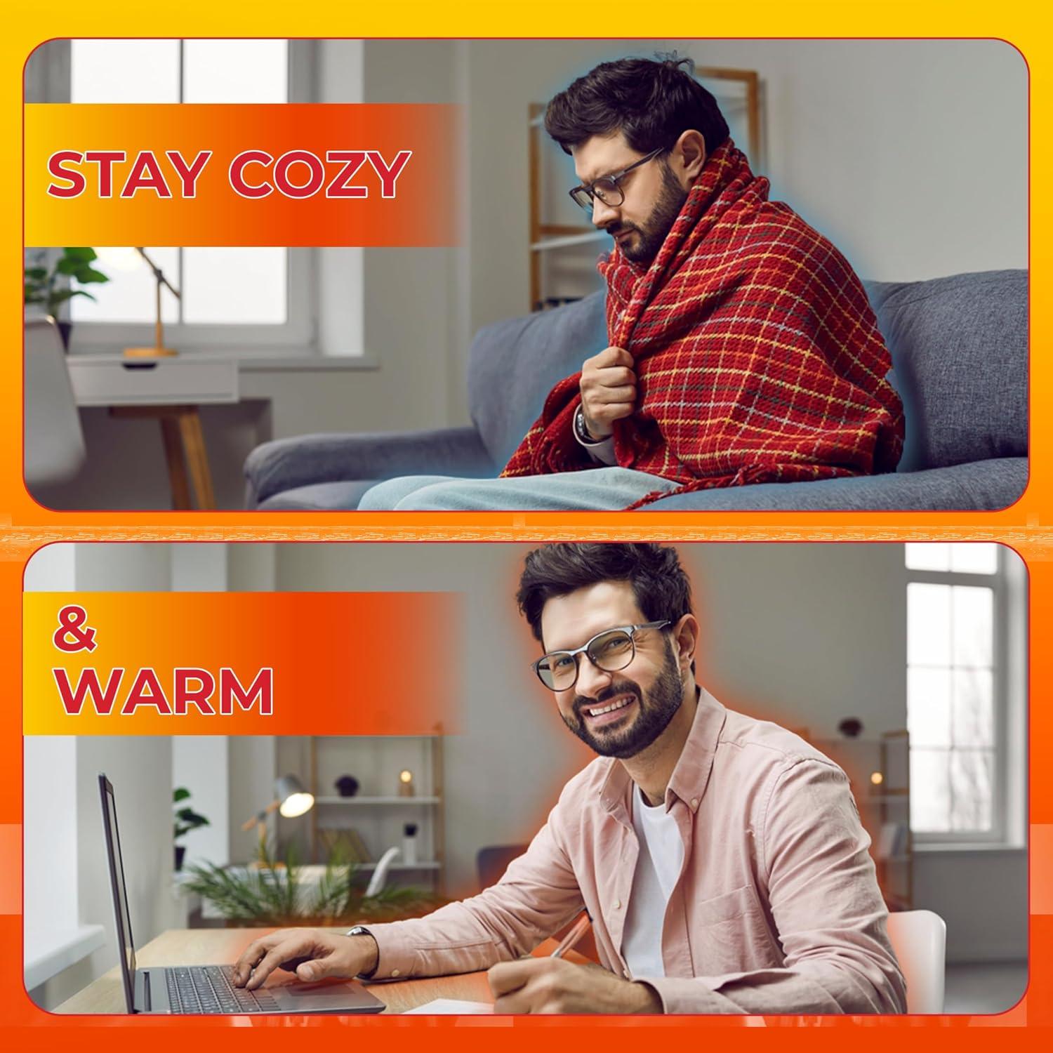 Calentadores de Manos Hot&Cozy - 48 Pares - 10 Horas de Calor