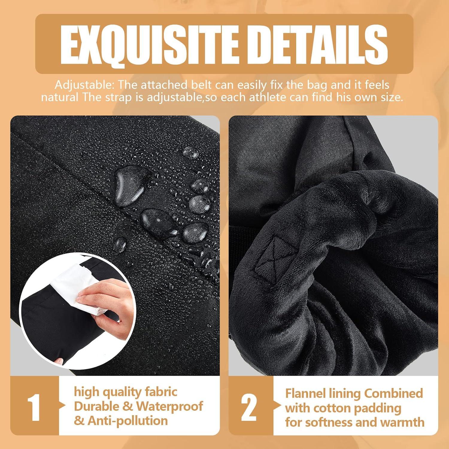 Bolsa Calentadora de Manos Yaomiao Negra para Deportes al Aire Libre