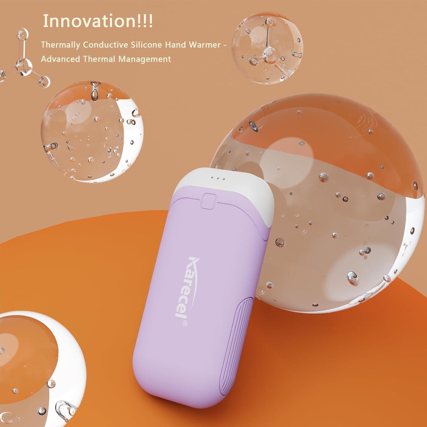 Calentadores de Manos Recargables Karecel KS-20 10,000mAh Doble Lado