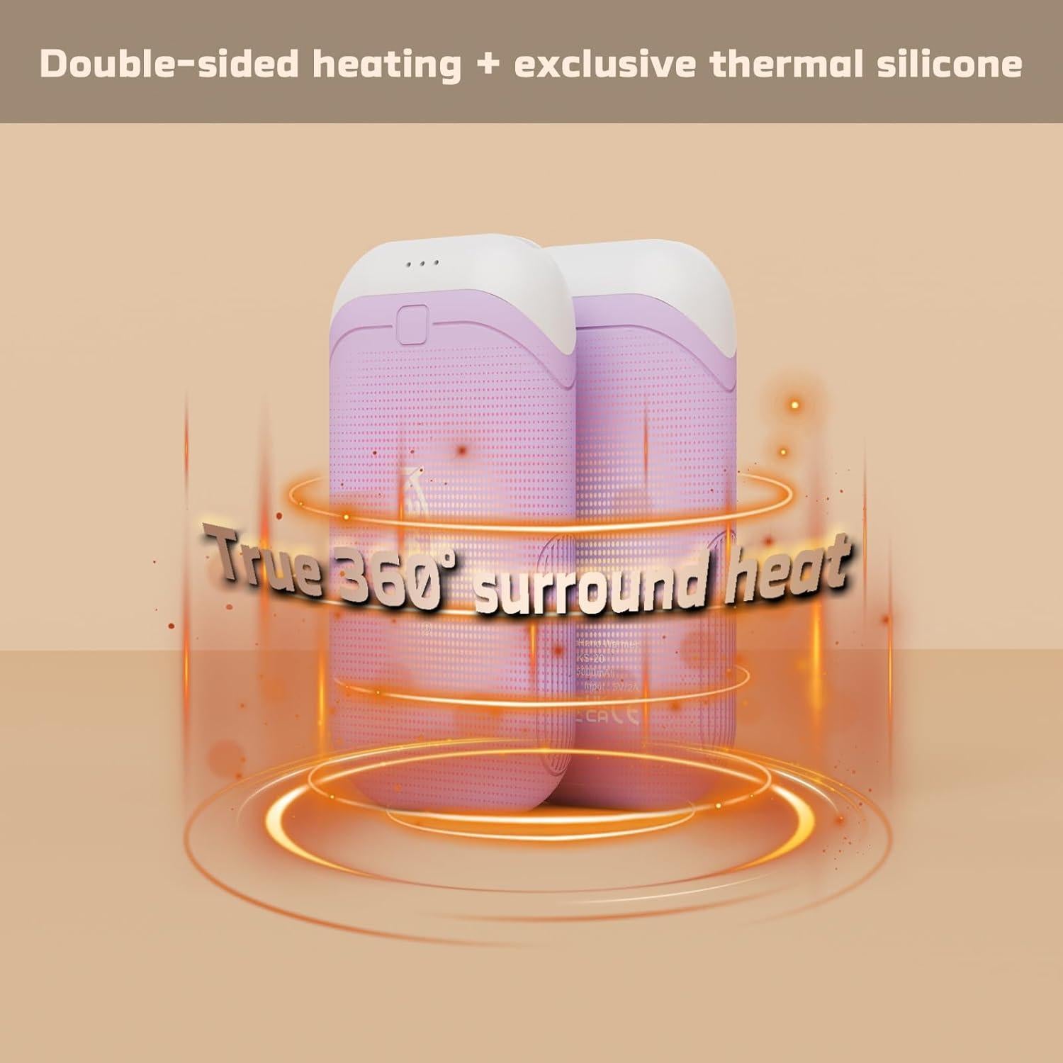 Calentadores de Manos Recargables Karecel KS-20 10,000mAh Doble Lado