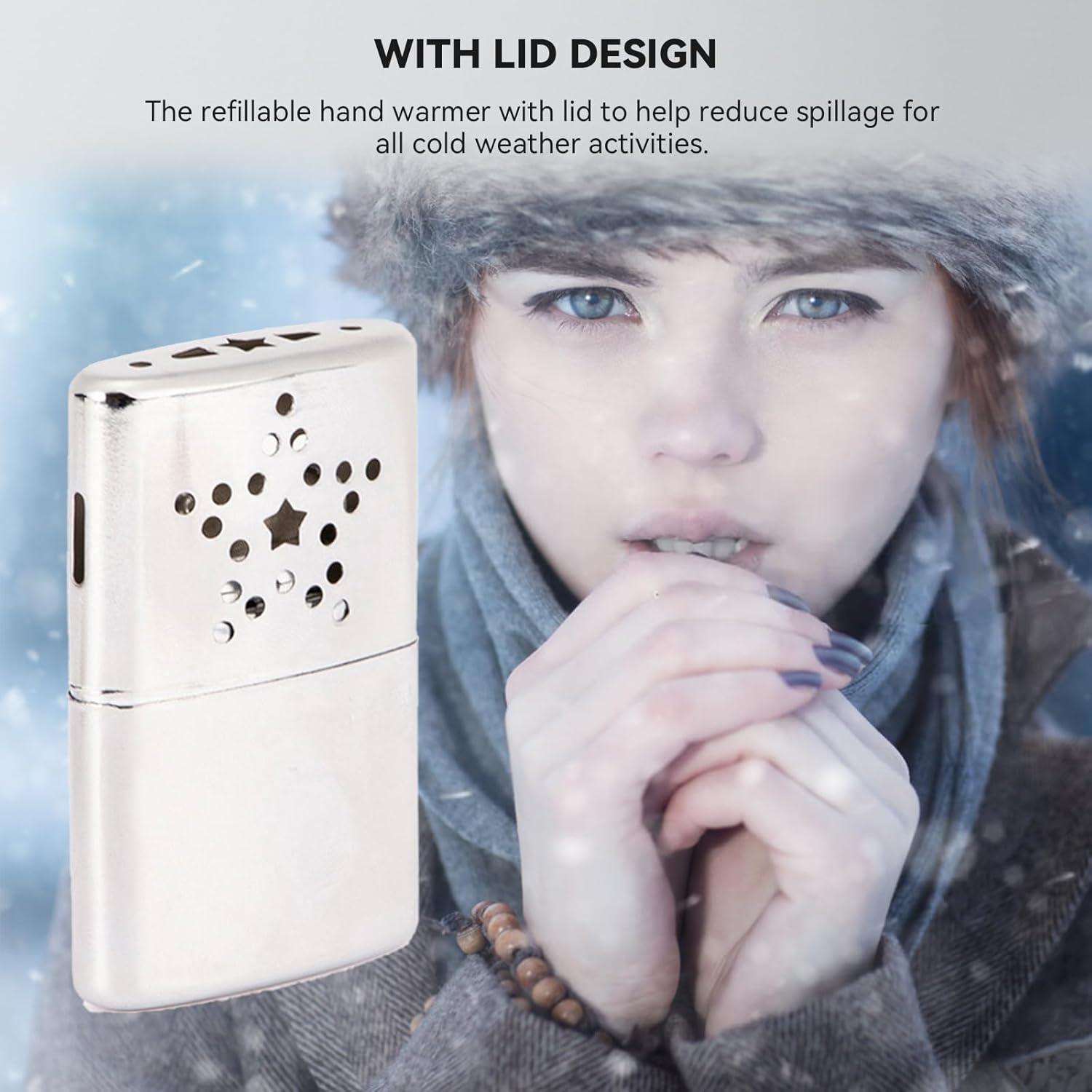 Calentador de Manos Recargable plplaaoo Compacto para Invierno