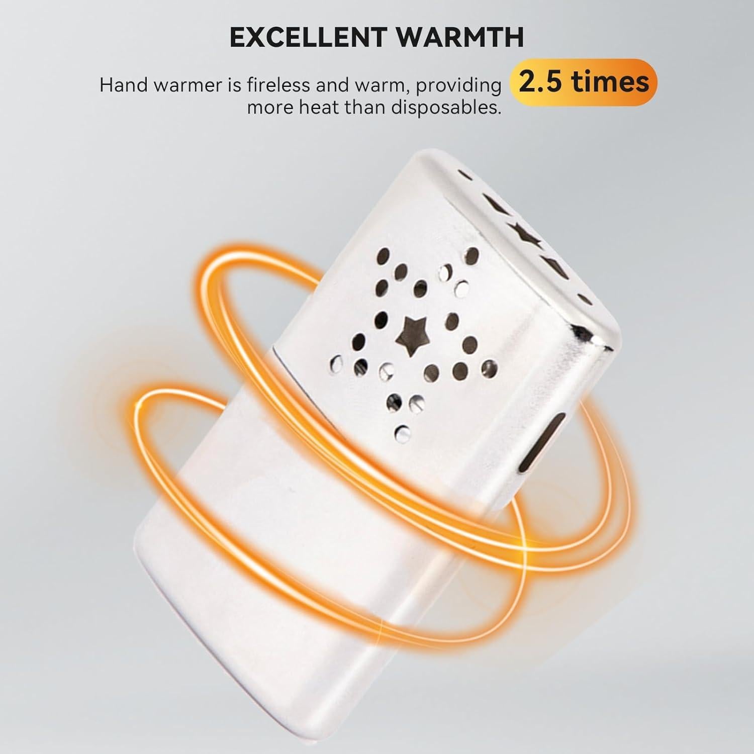 Calentador de Manos Recargable plplaaoo Compacto para Invierno