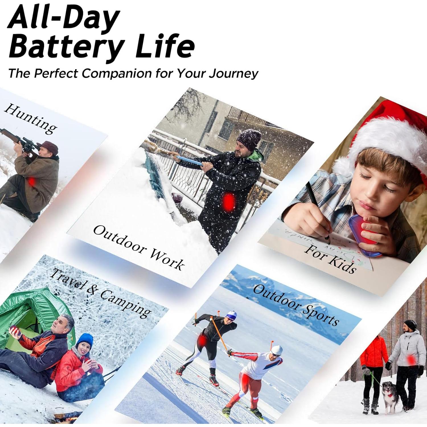 Calentador de Manos Recargable Lerat A22 USB Doble Lado