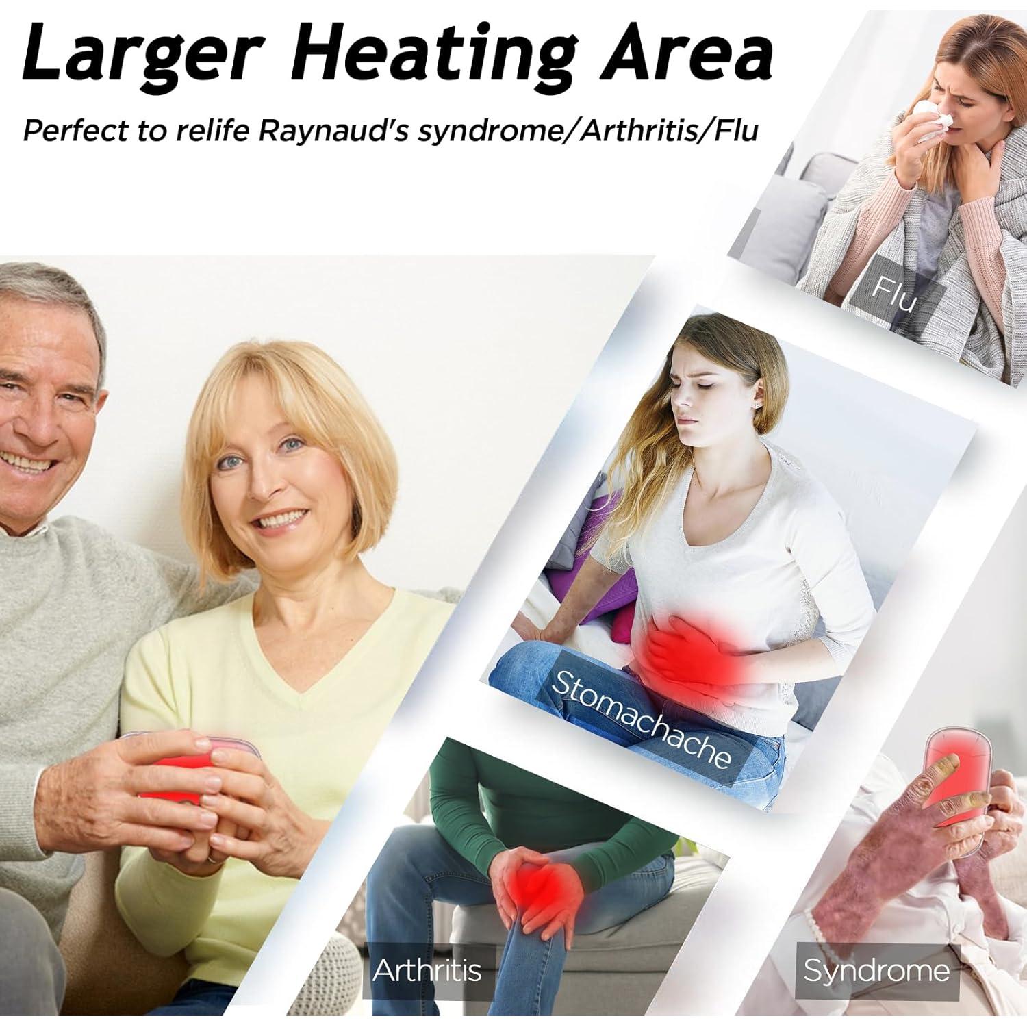 Calentador de Manos Recargable Lerat A22 USB Doble Lado