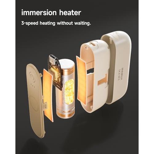 Calentadores de manos eléctricos recargables Genérico 2 en 1