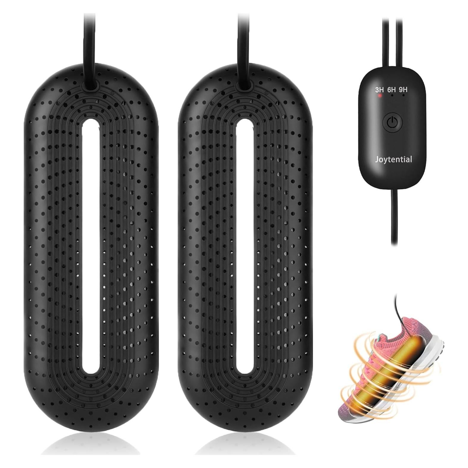 Secador de Botas Eléctrico Negro con Temporizador 3/6/9 Horas