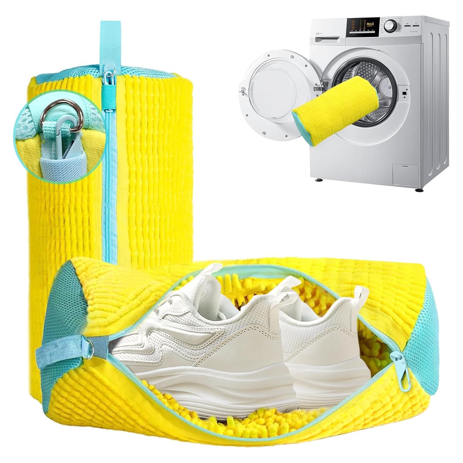 Bolsa de Lavado de Zapatos 2 Piezas LadnyDzieN Amarillo