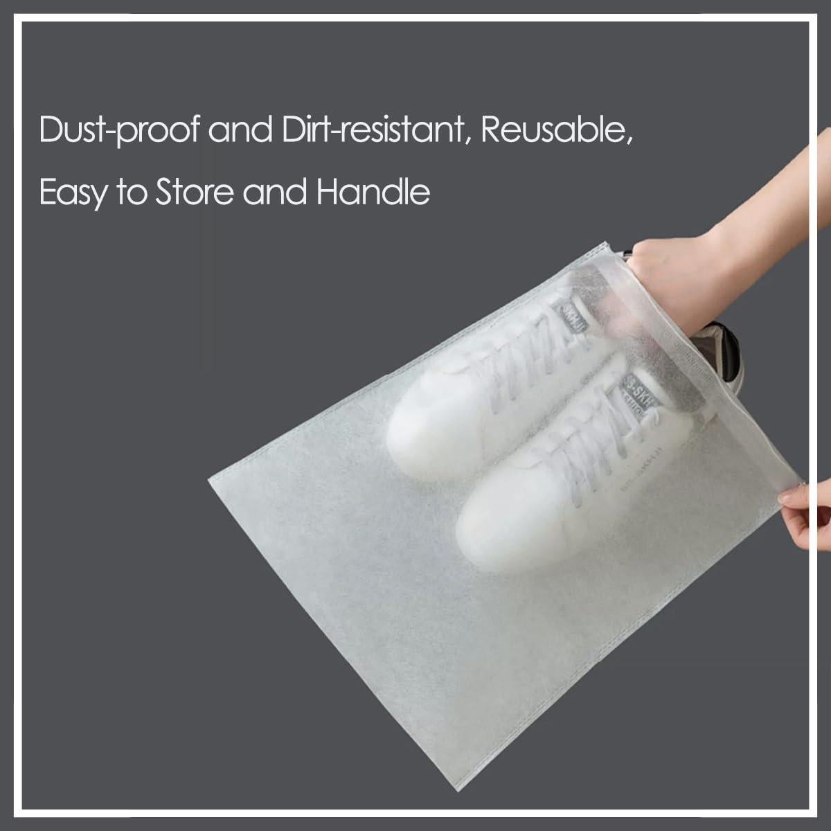 Bolsa de Lavado de Zapatos UGOOSI 12L con Cierre Automático