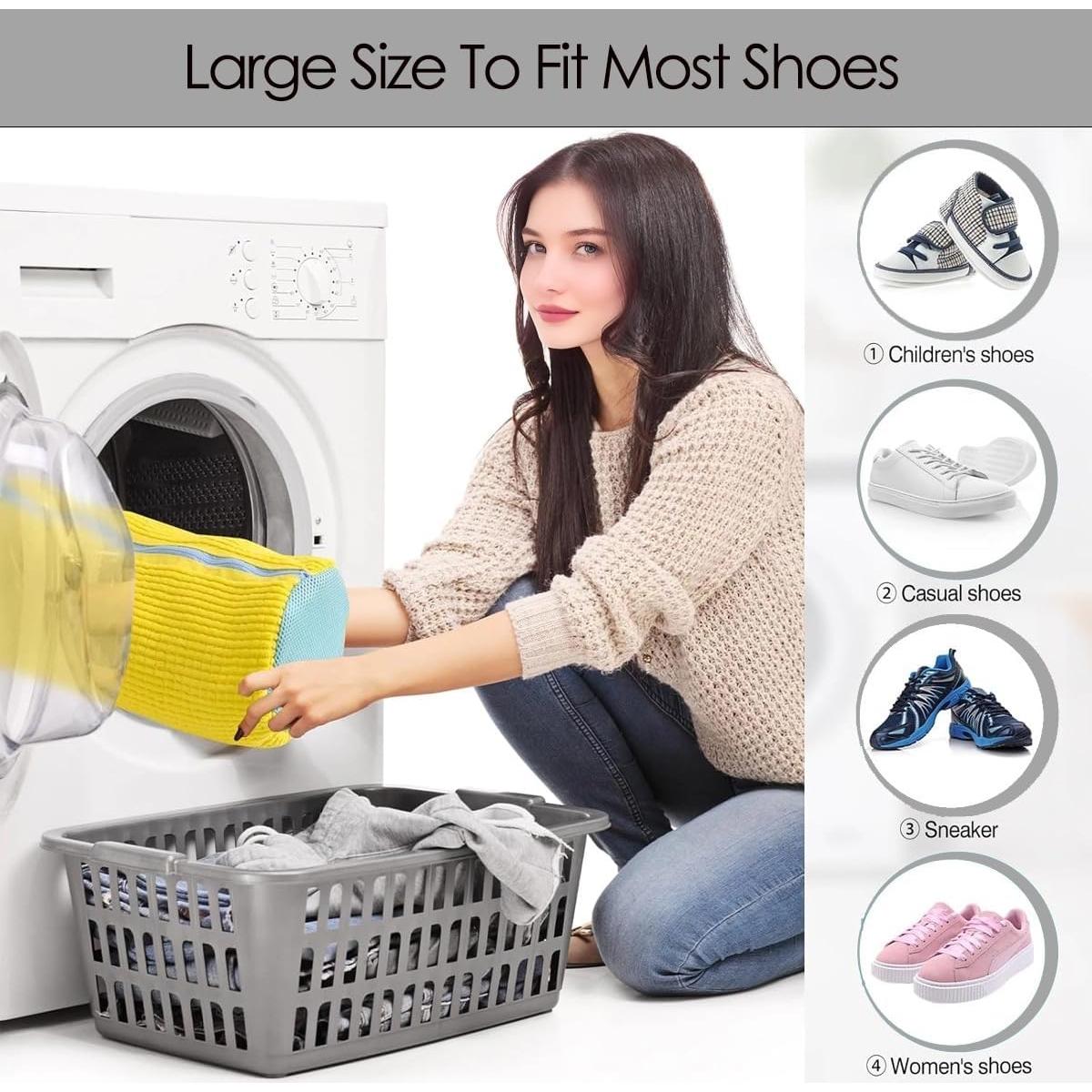 Bolsa de Lavado de Zapatos UGOOSI 12L con Cierre Automático