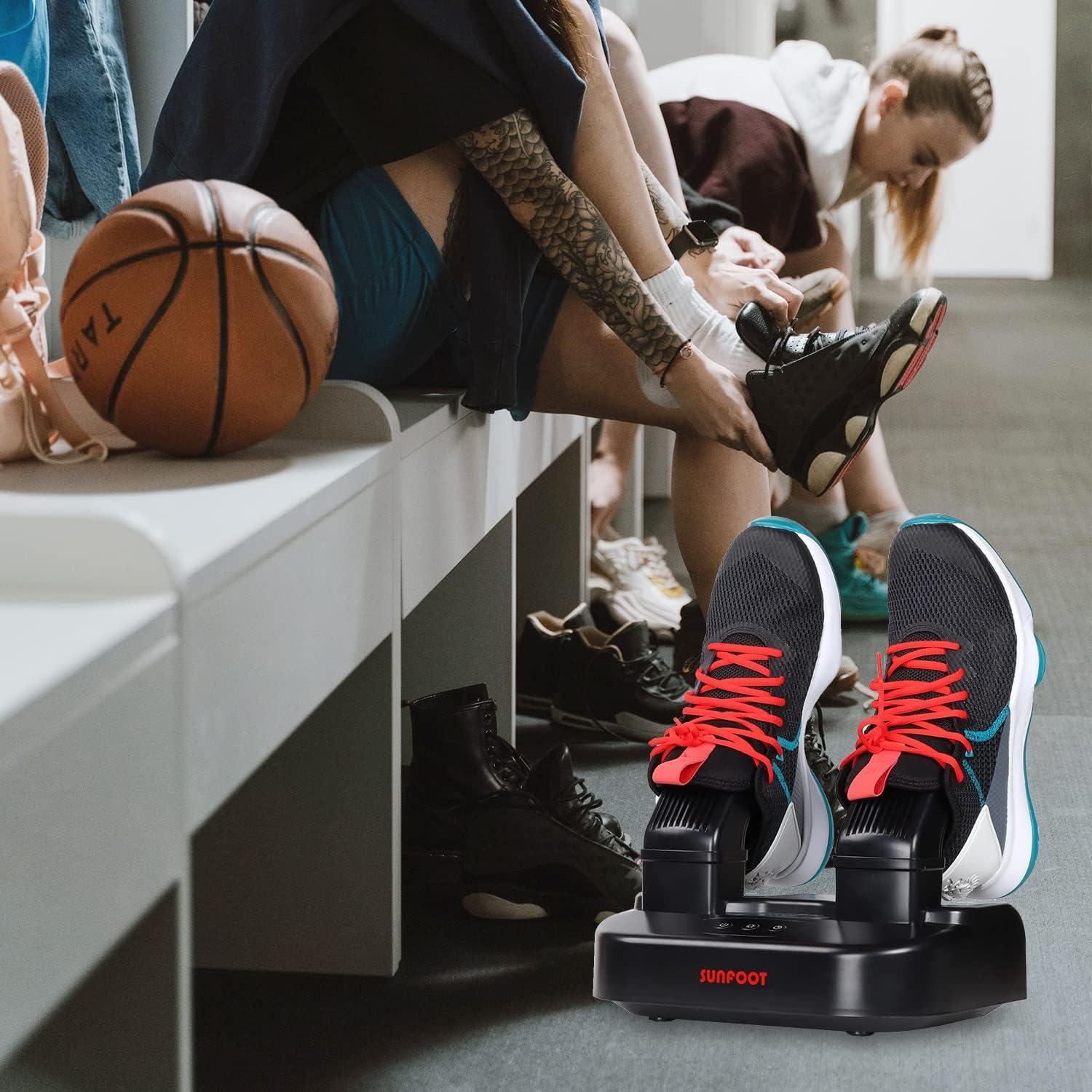 Secador de Zapatos Sunfoot Negro con Desodorizador Automático