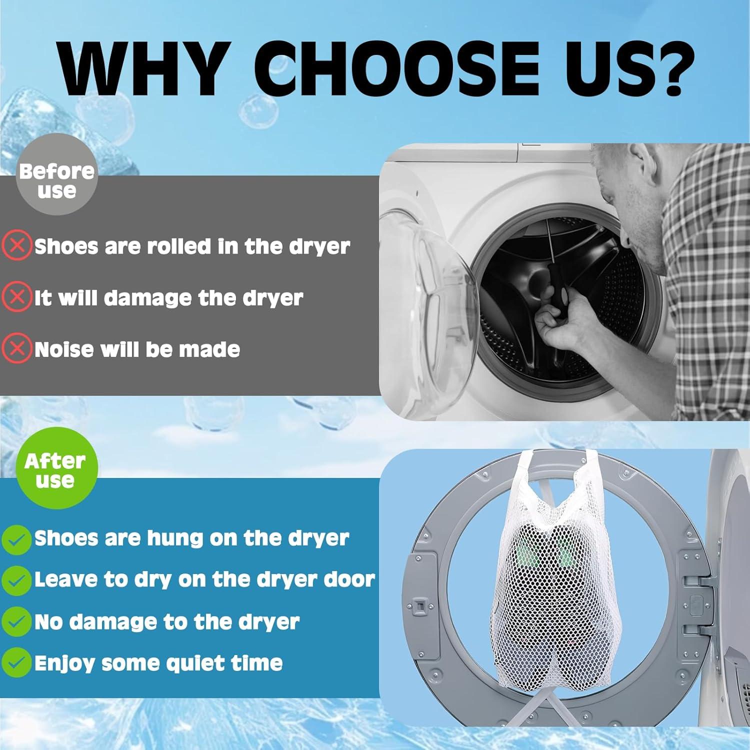 Juego de 2 Bolsas Grandes para Secar Zapatillas Xinyuzhong 39.9 cm