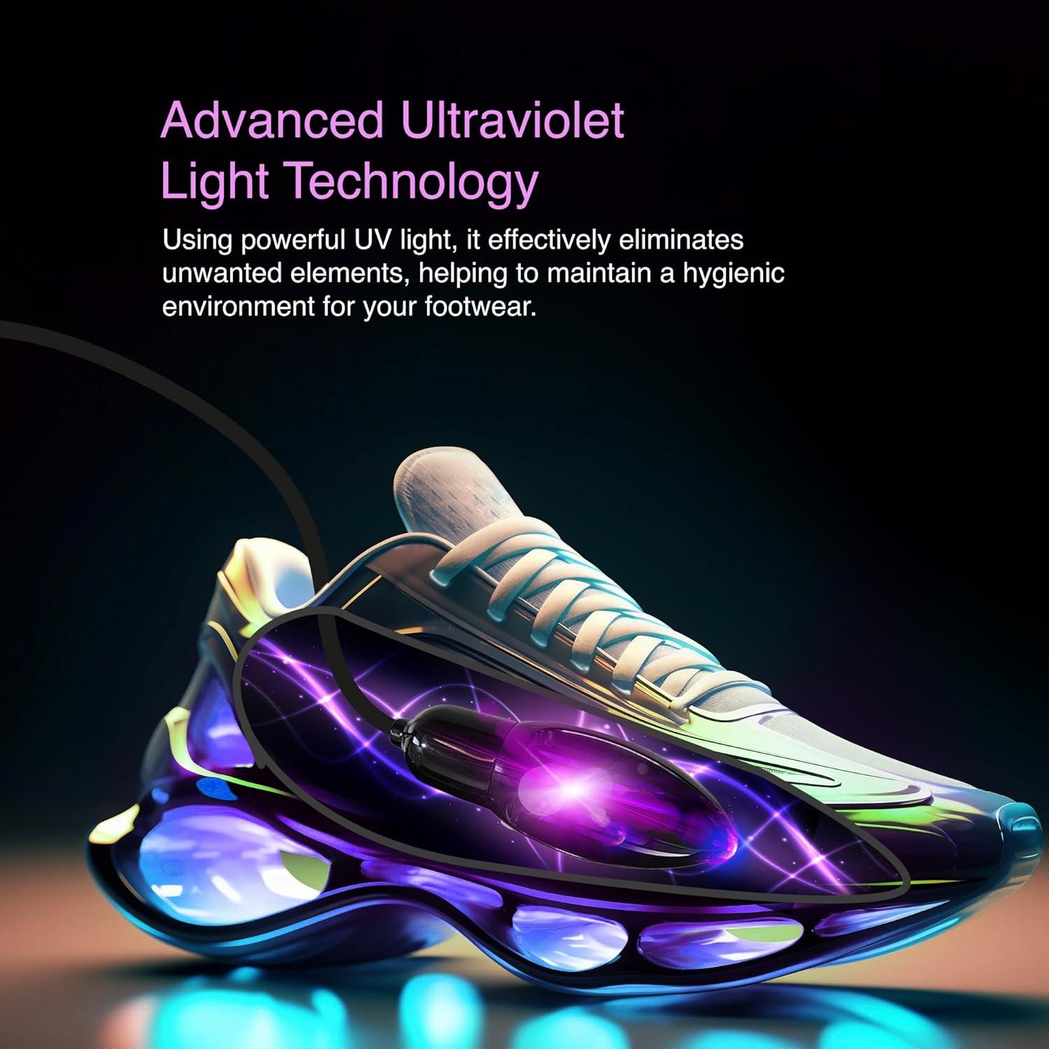 Desinfectante UV para Zapatos - Limpiador y Secador Eléctrico