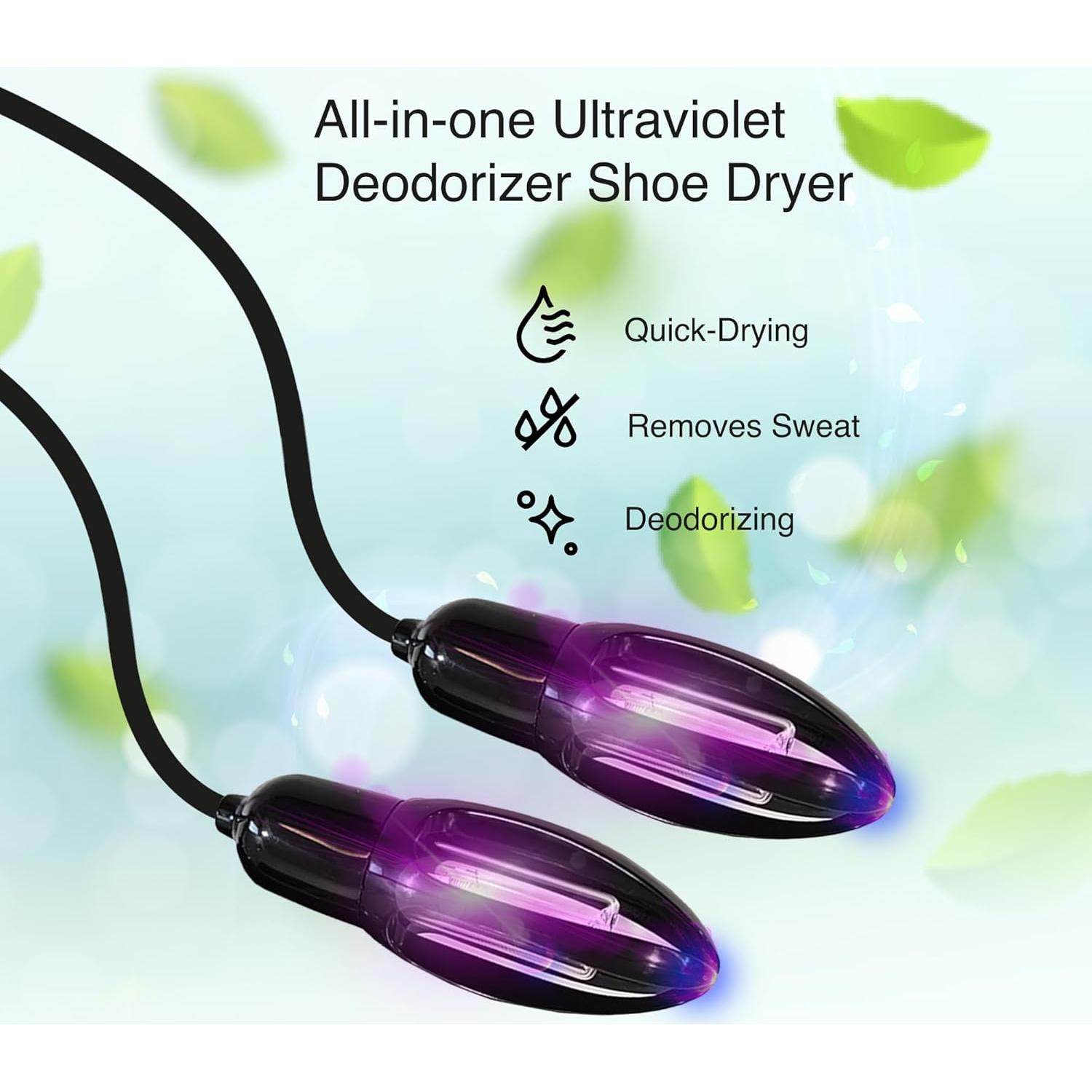 Desinfectante UV para Zapatos - Limpiador y Secador Eléctrico