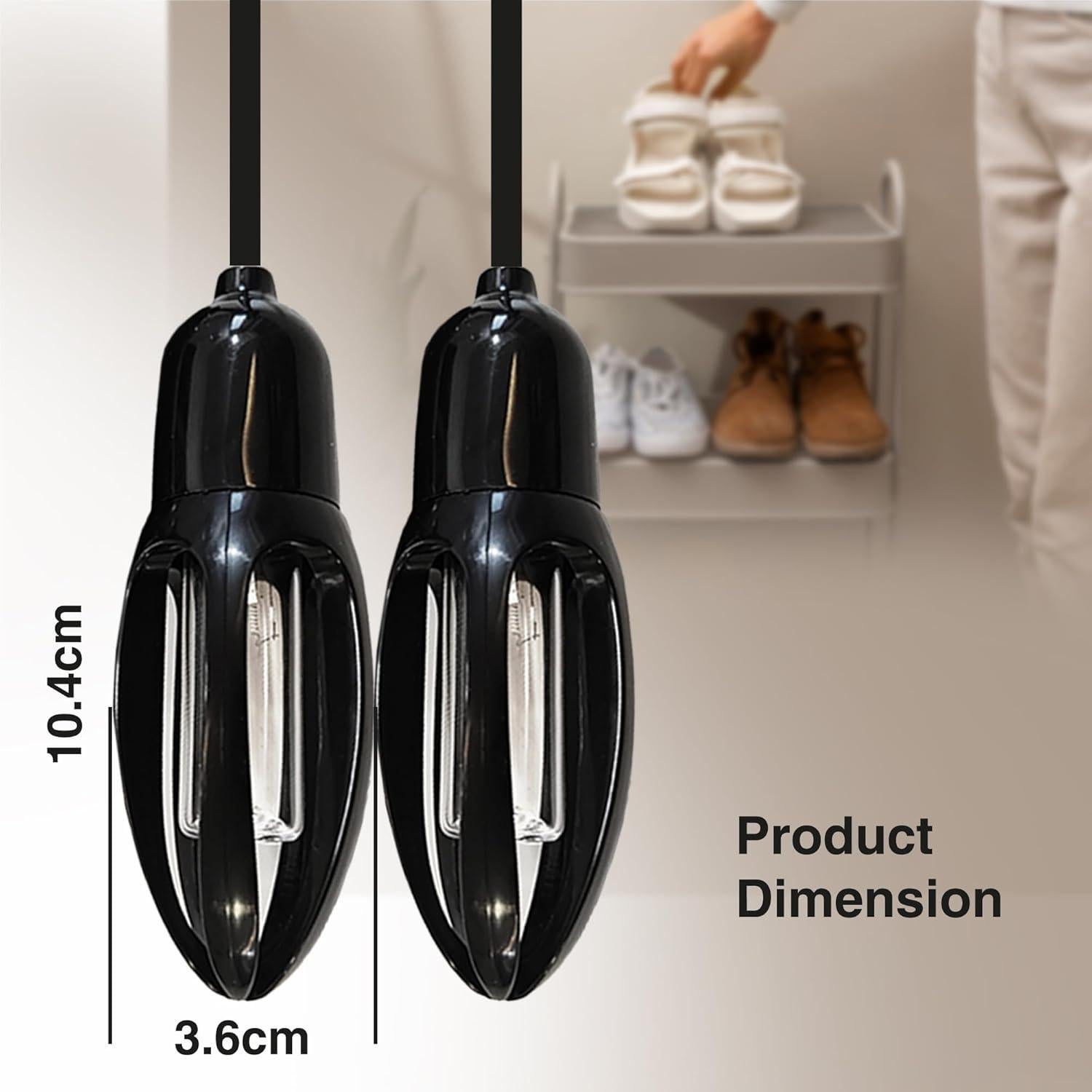 Desinfectante UV para Zapatos - Limpiador y Secador Eléctrico