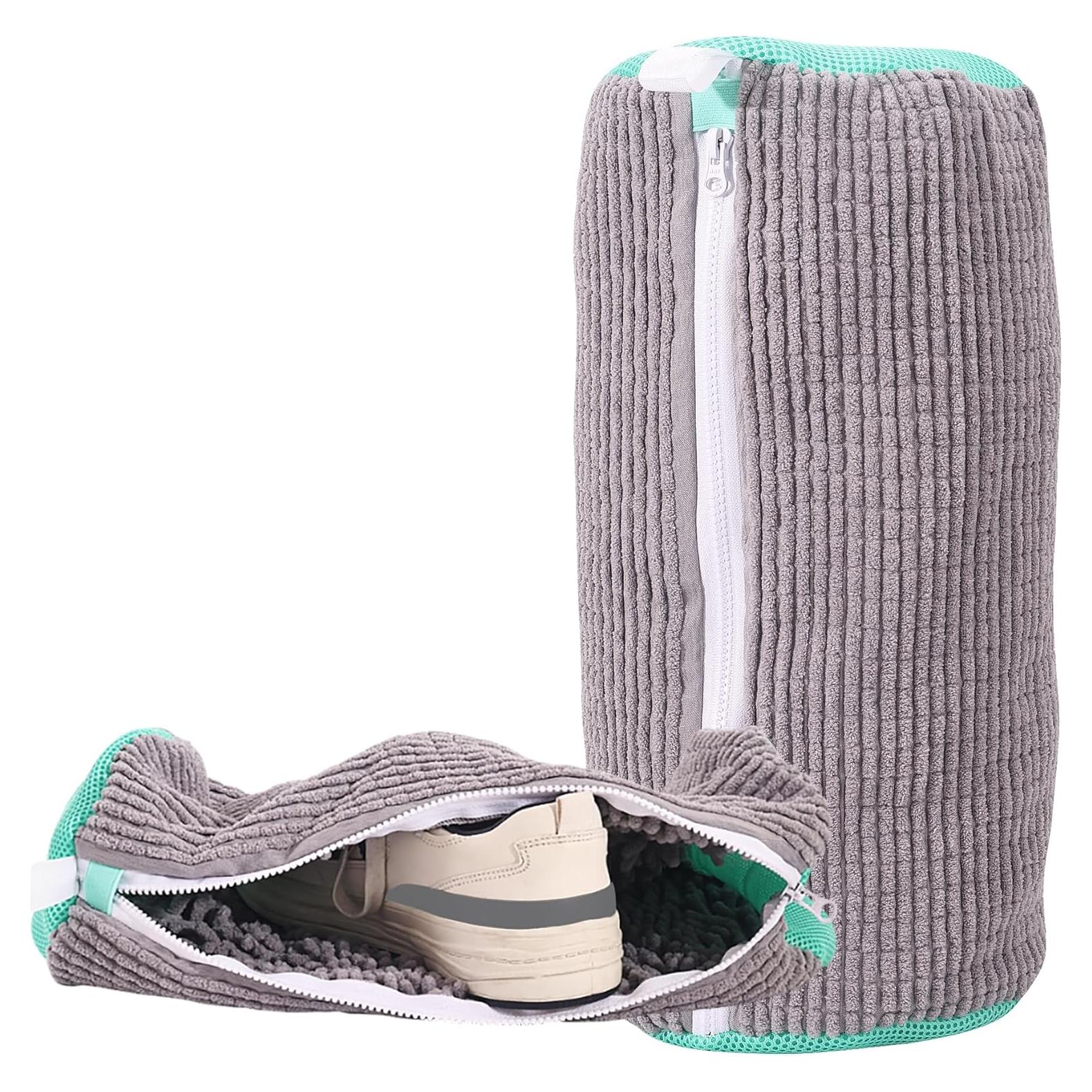 Bolsa de Lavado de Zapatos Pugongia Gris 2pcs - Reutilizable