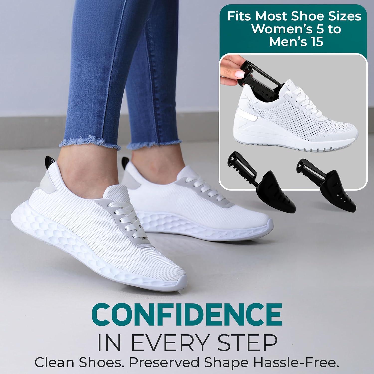 Paquete de 2 Bolsas para Lavar Zapatos Chenille 348g