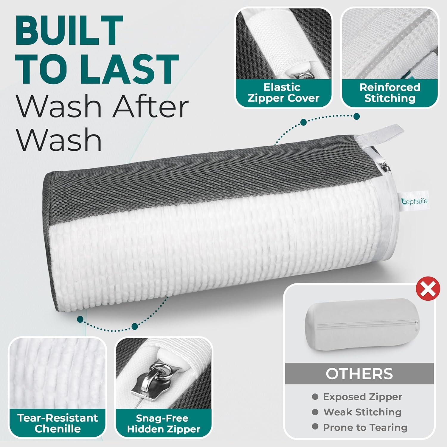 Paquete de 2 Bolsas para Lavar Zapatos Chenille 348g