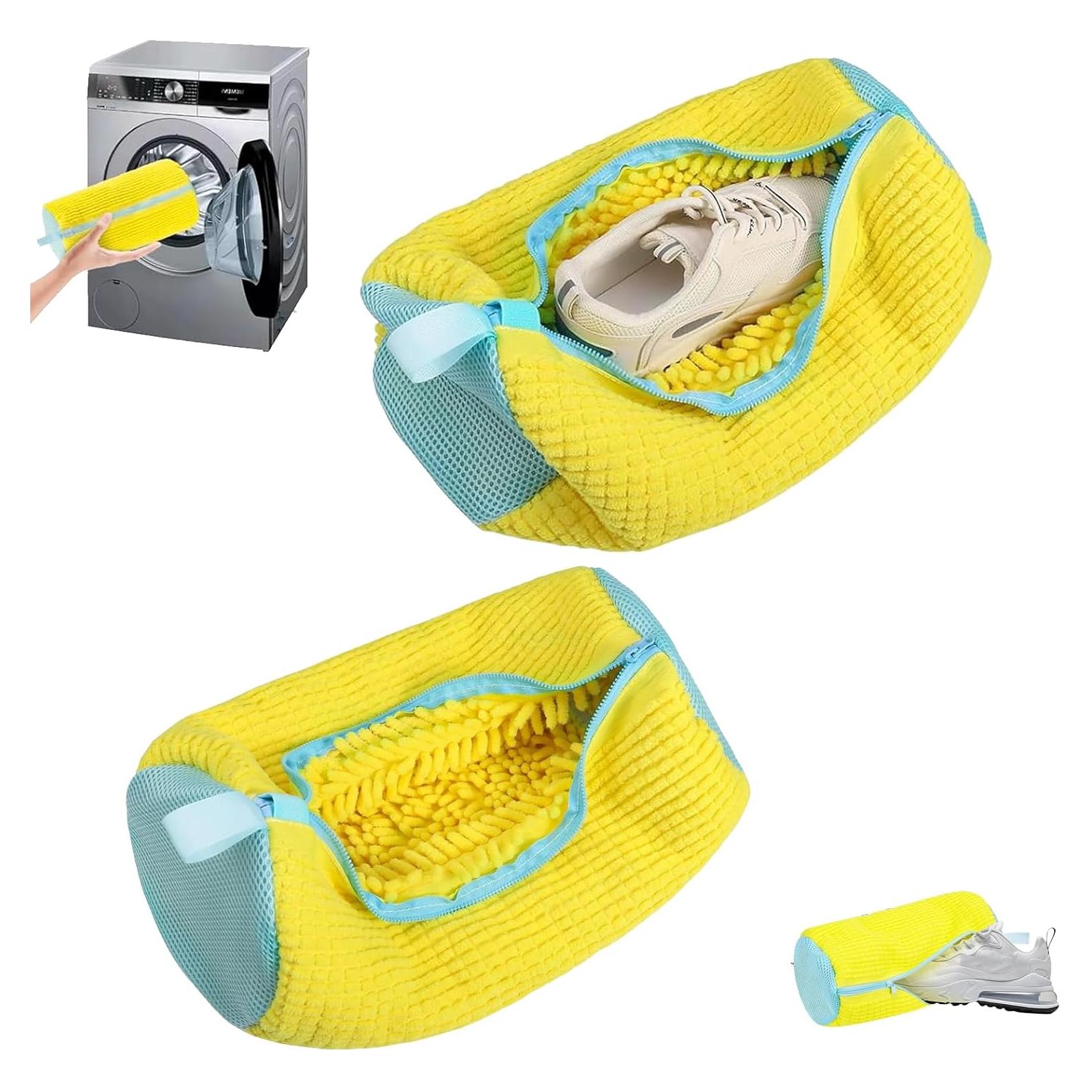 Bolsa de Lavado de Zapatos 2PCS Sbyellow Amarillo para Lavadora