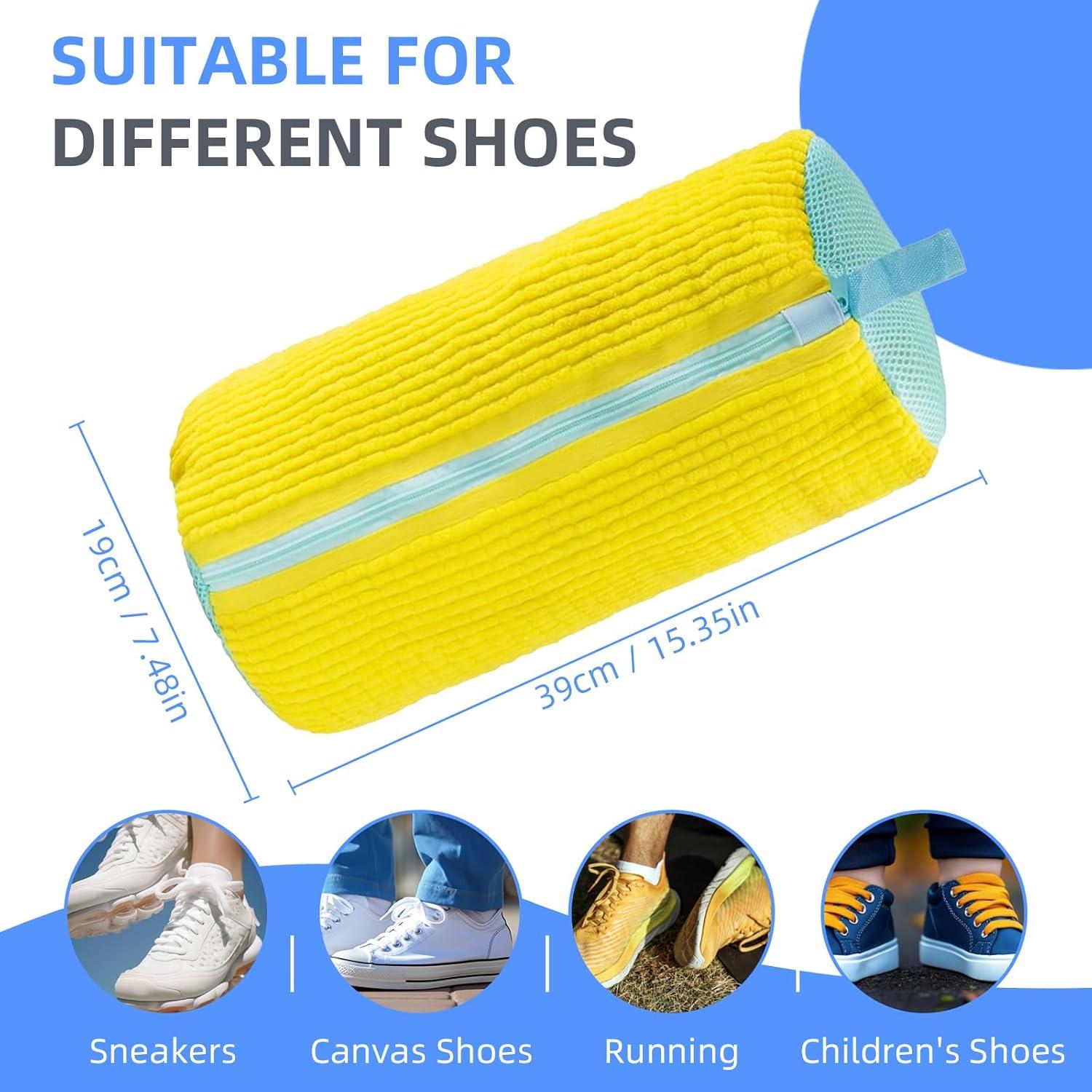 Bolsa de Lavado de Zapatos 2PCS Sbyellow Amarillo para Lavadora