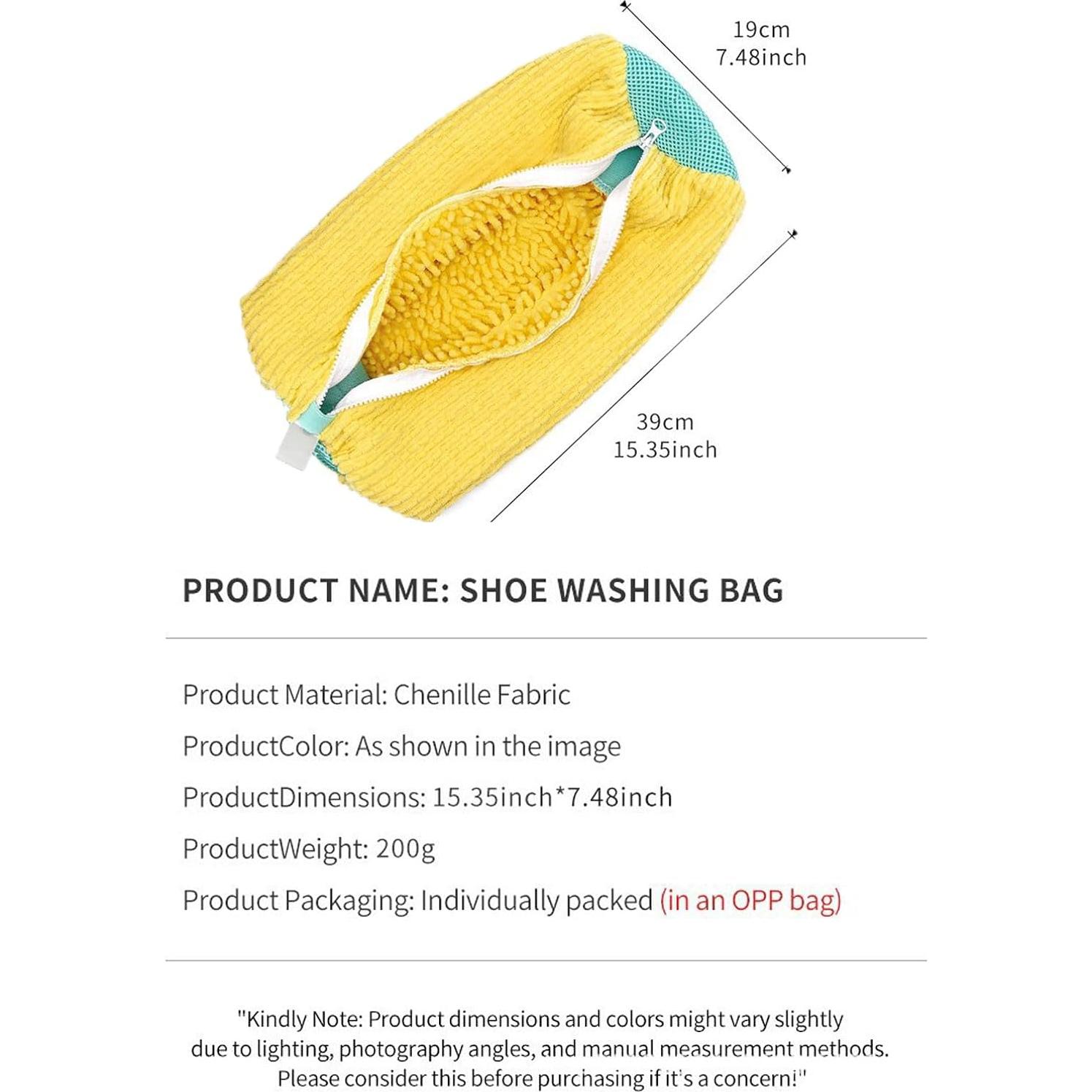 Bolsa de Lavado de Zapatos Xionpe - 2 Unidades Amarillo