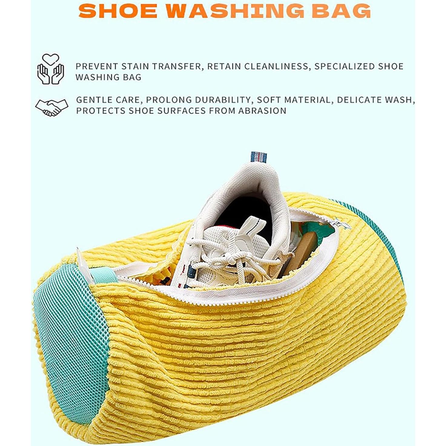 Bolsa de Lavado de Zapatos Xionpe - 2 Unidades Amarillo