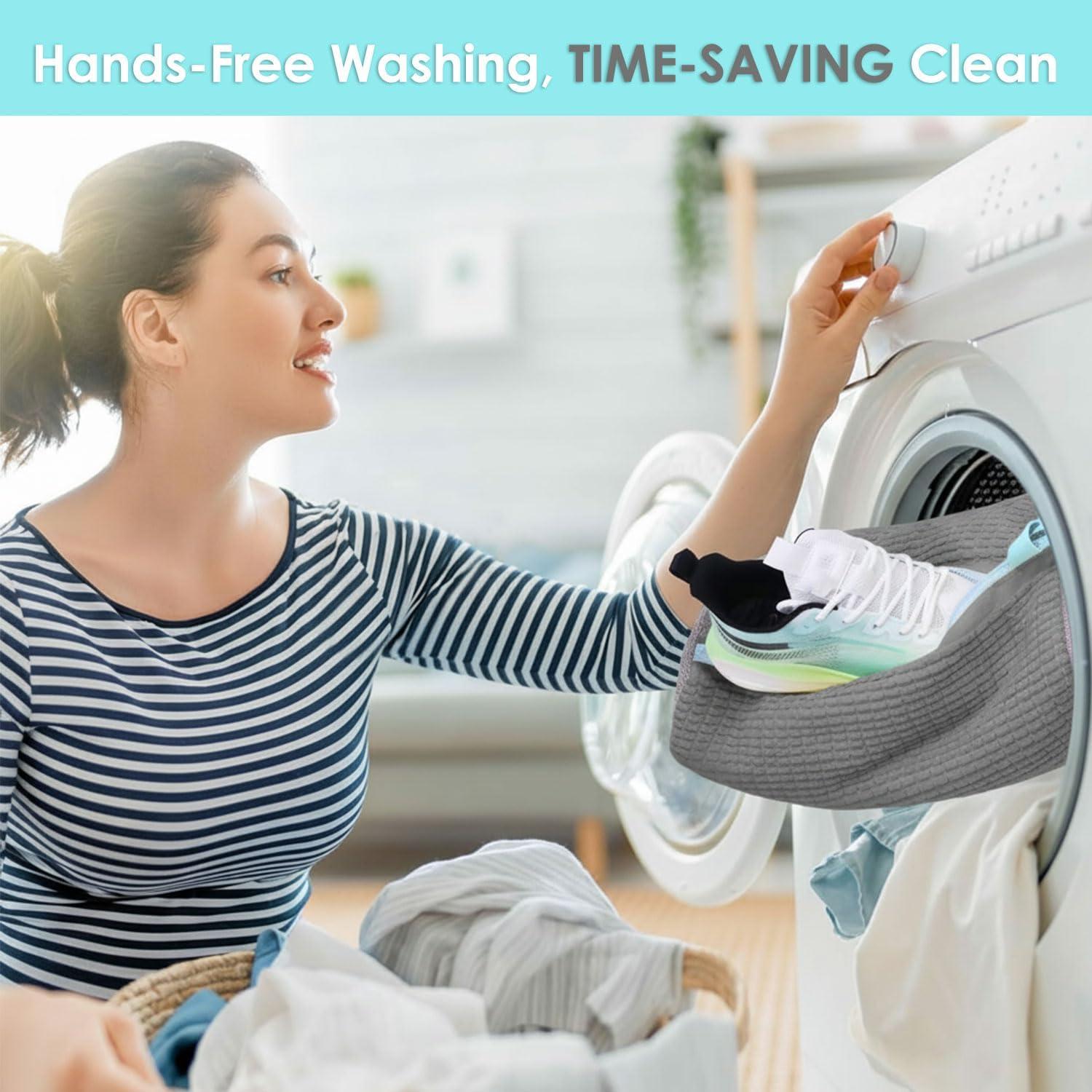 Bolsa de Lavado de Zapatos Lesnorry - 2 Paquetes con 6 Bolas