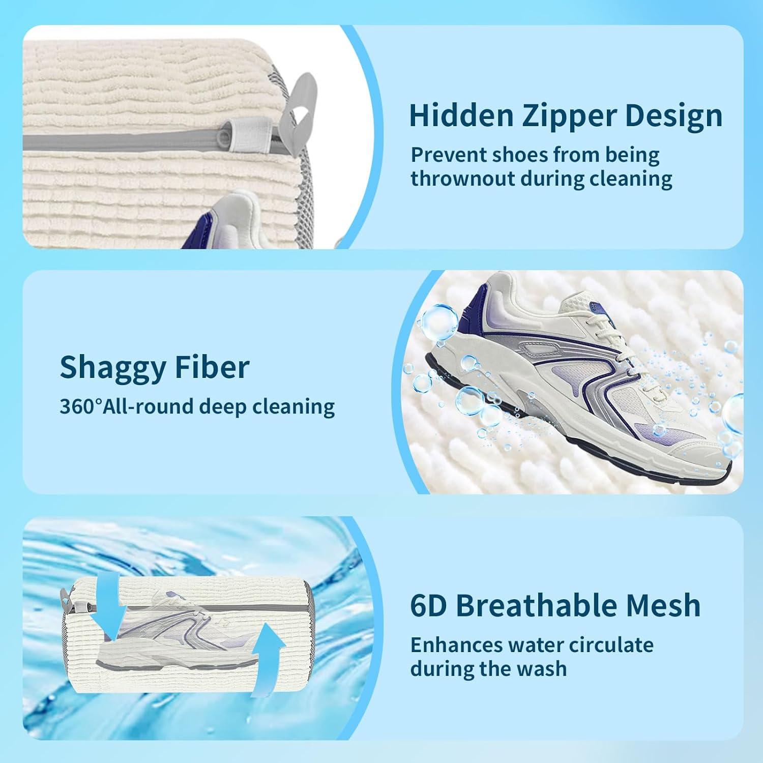 Bolsa de Lavado de Zapatos Chooseyo 2 Piezas Reutilizable