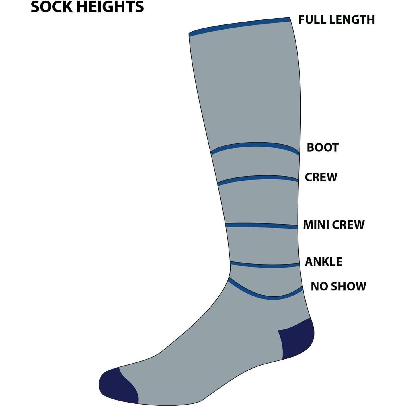 Calcetines Mini Crew de Senderismo Merino Patrimonio de Montaña