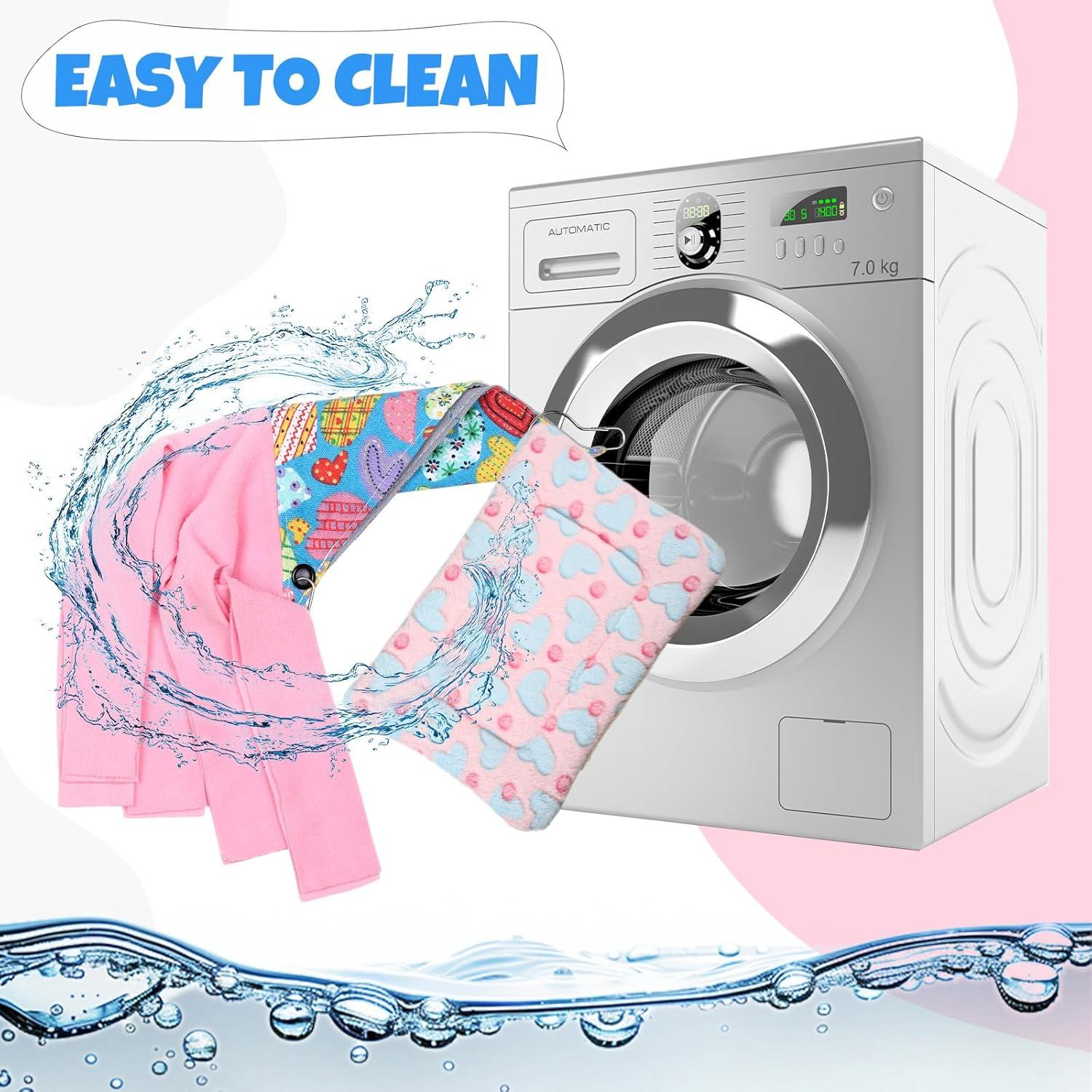 Escondite para Cobayas Shappy con Hamaca y Alfombrilla Rosa/Azul