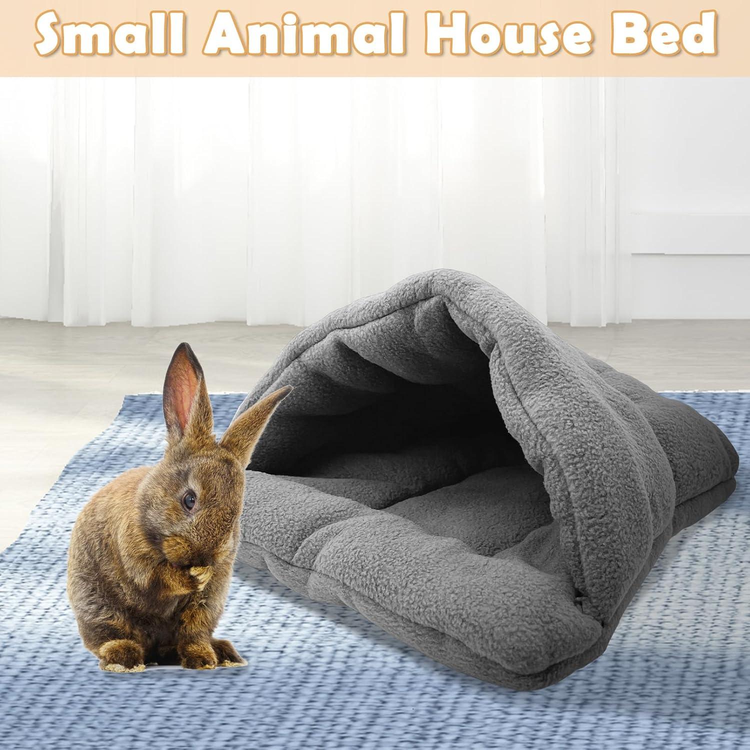 Casa de dormir para conejos y pequeños animales Kathson - Gris oscuro