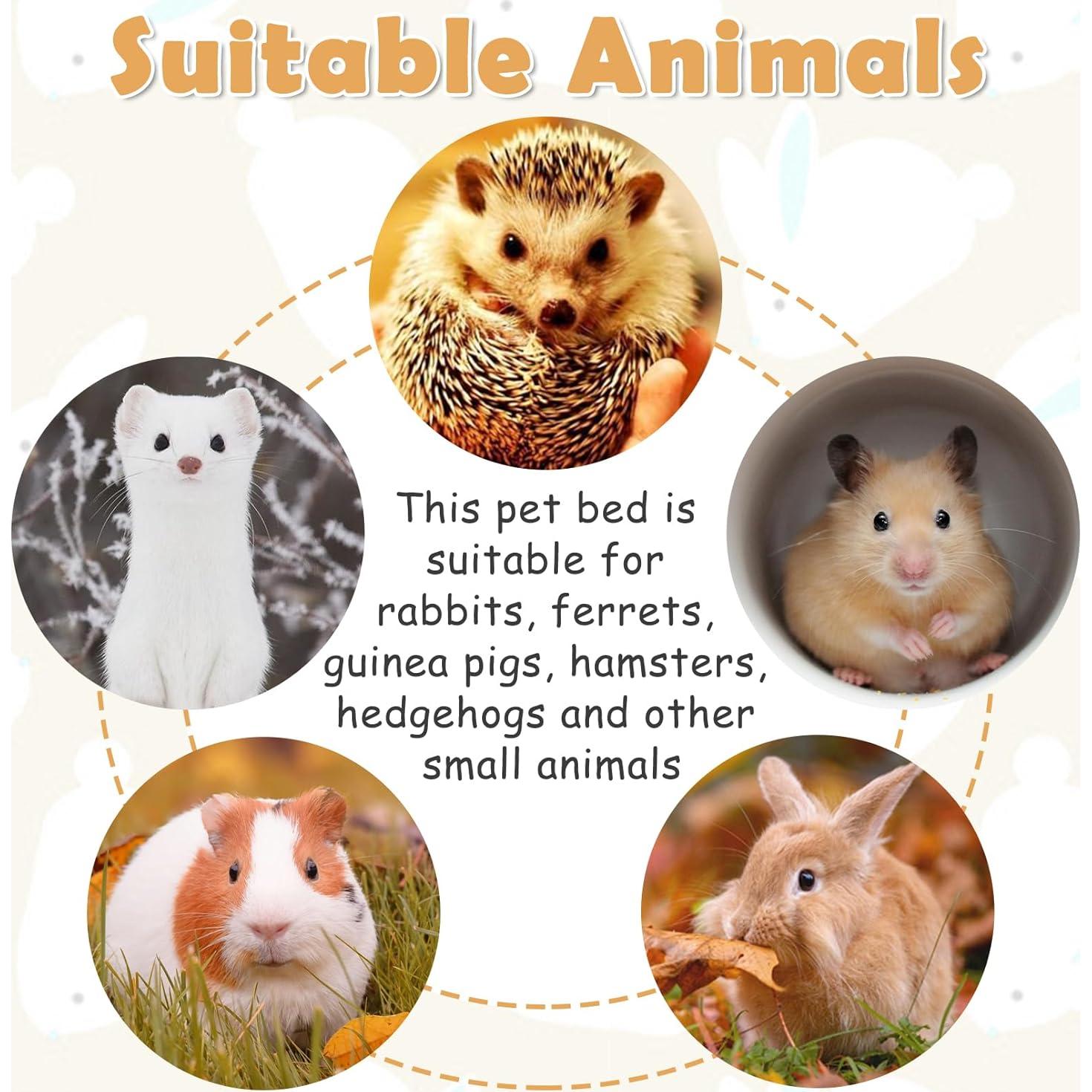 Casa de dormir para conejos y pequeños animales Kathson - Gris oscuro