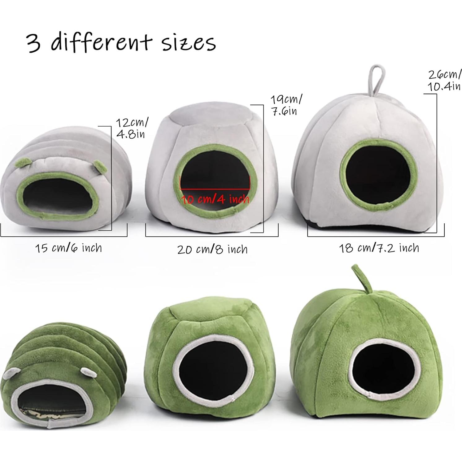 Cama Escondite para Mascotas HLMOptimo - Oruga Gris