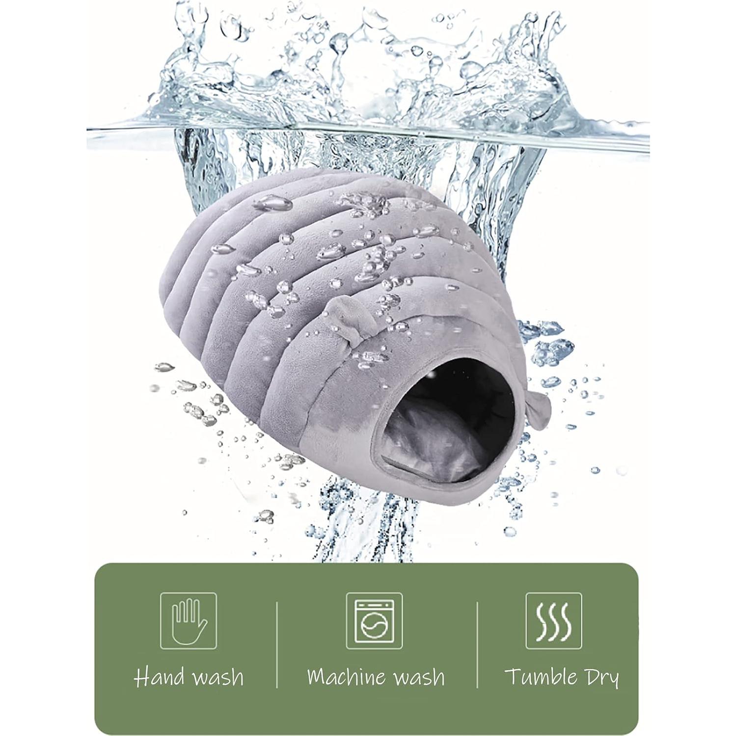 Cama Escondite para Mascotas HLMOptimo - Oruga Gris