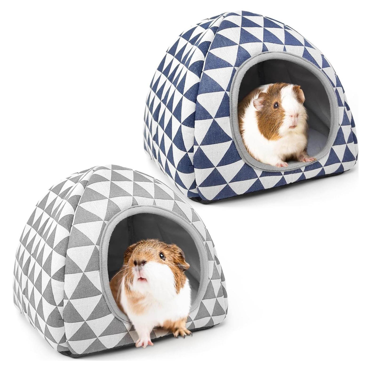 Escondite para Cobayas TiereCare Lavable 32.9x27.1cm Gris/Azul