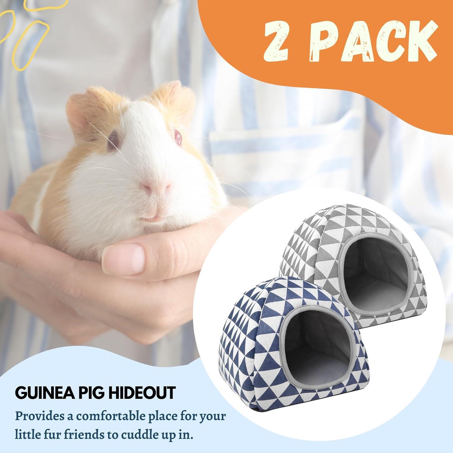 Escondite para Cobayas TiereCare Lavable 32.9x27.1cm Gris/Azul