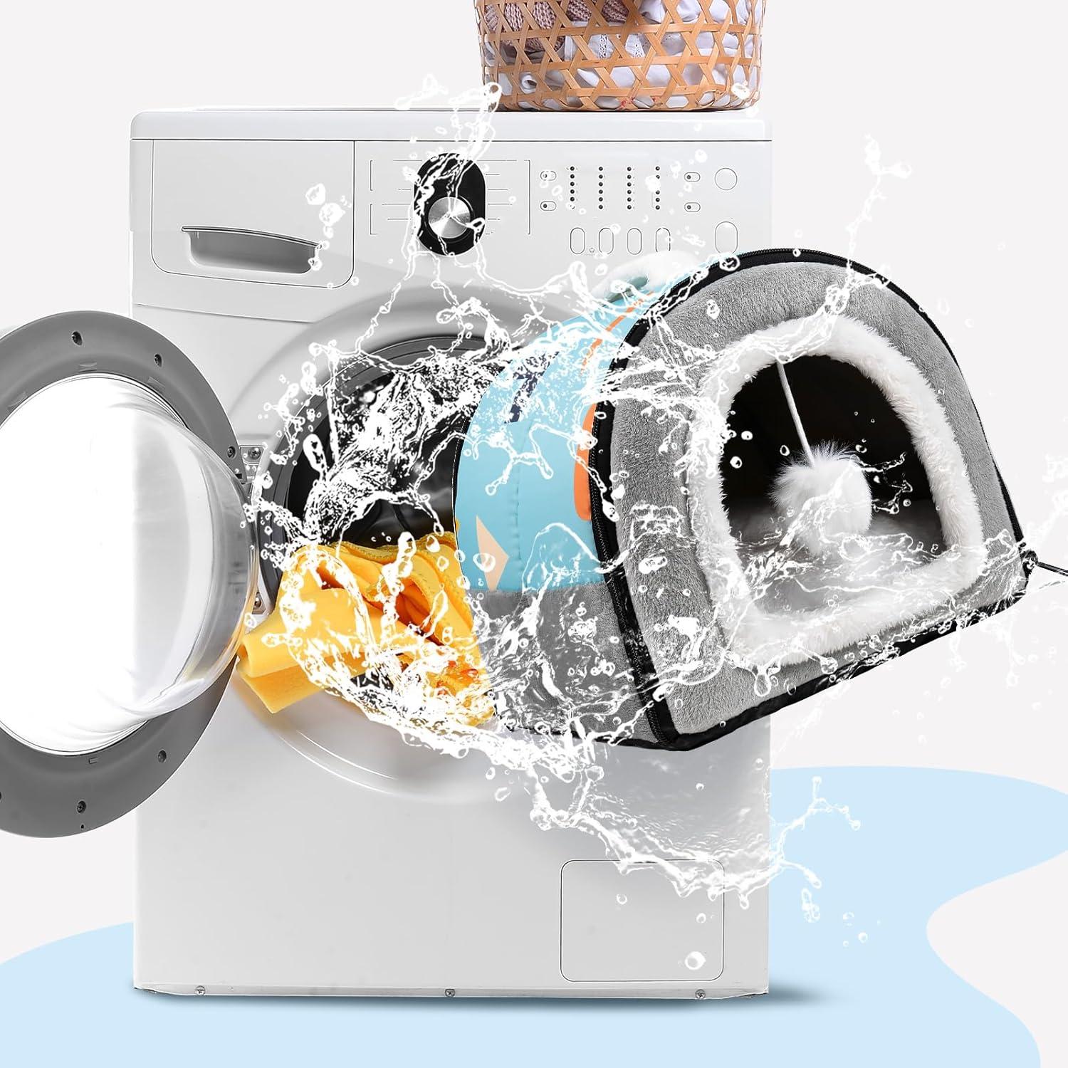 Escondite Suave para Cobayas Pet Soft 25.4x25.4 cm Azul y Gris