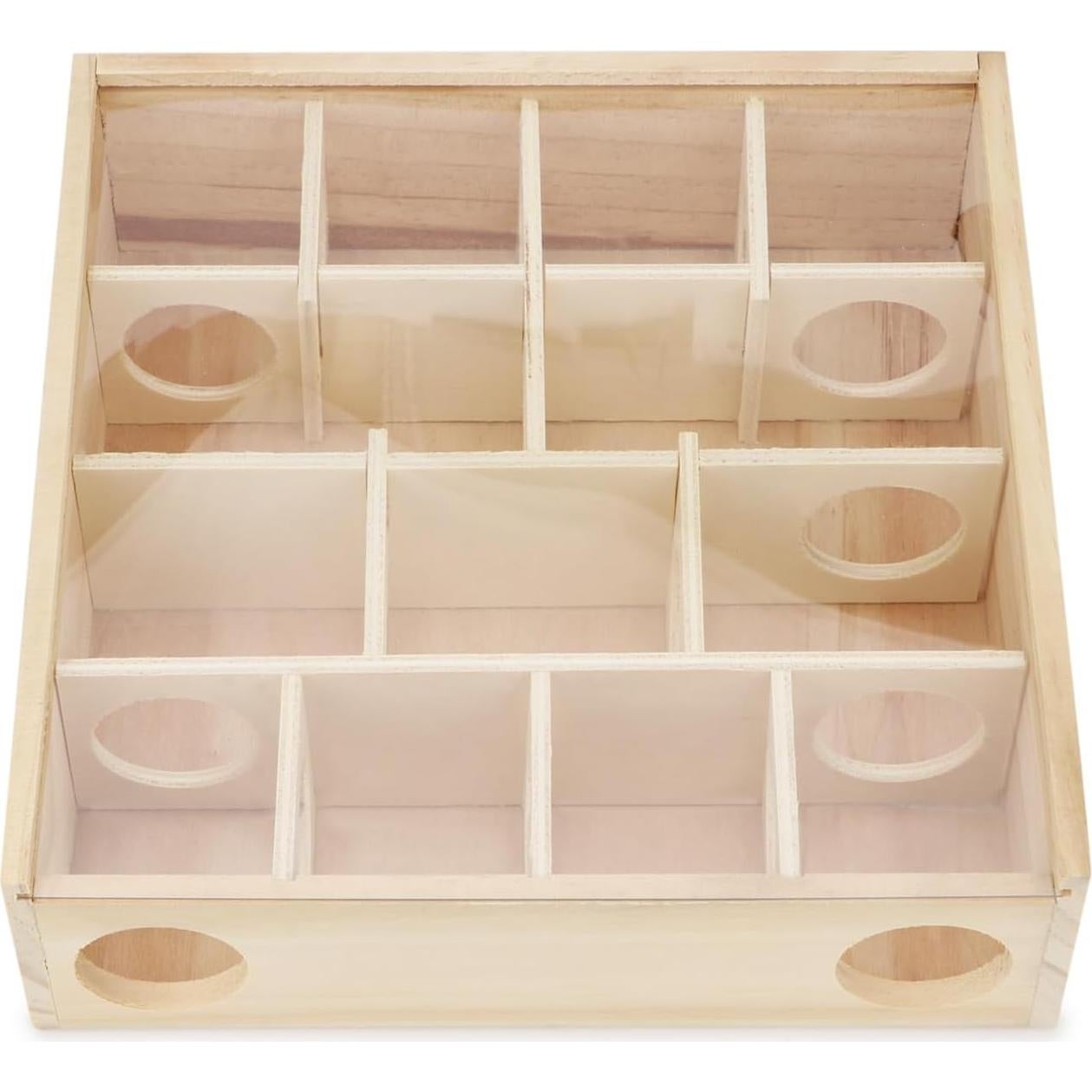 Laberinto de Madera para Hámster Hypeety 25x25x7 cm