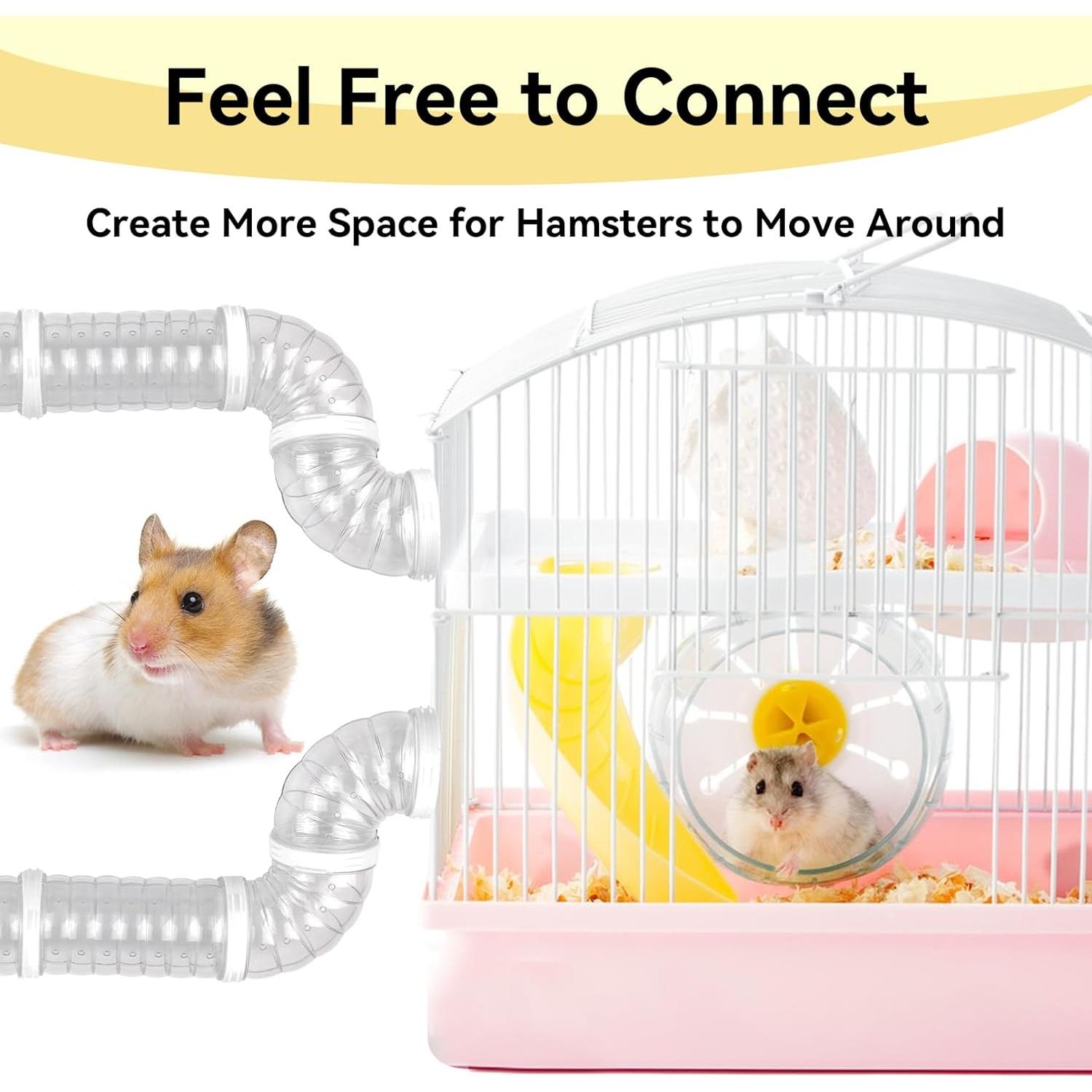 Juego de Tubos para Hámster MUYG 8 Piezas Accesorios DIY