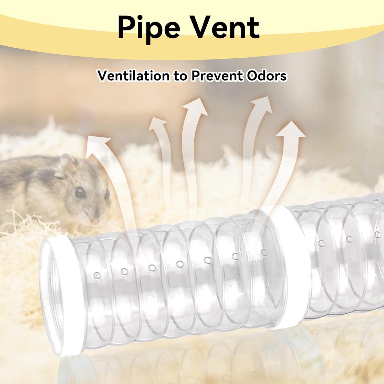 Juego de Tubos para Hámster MUYG 8 Piezas Accesorios DIY