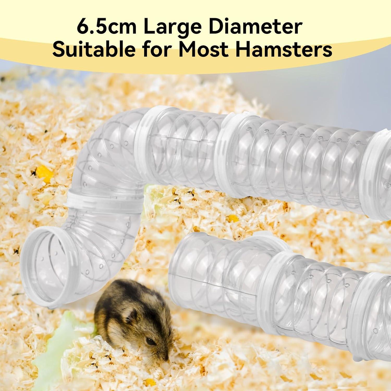 Juego de Tubos para Hámster MUYG 8 Piezas Accesorios DIY