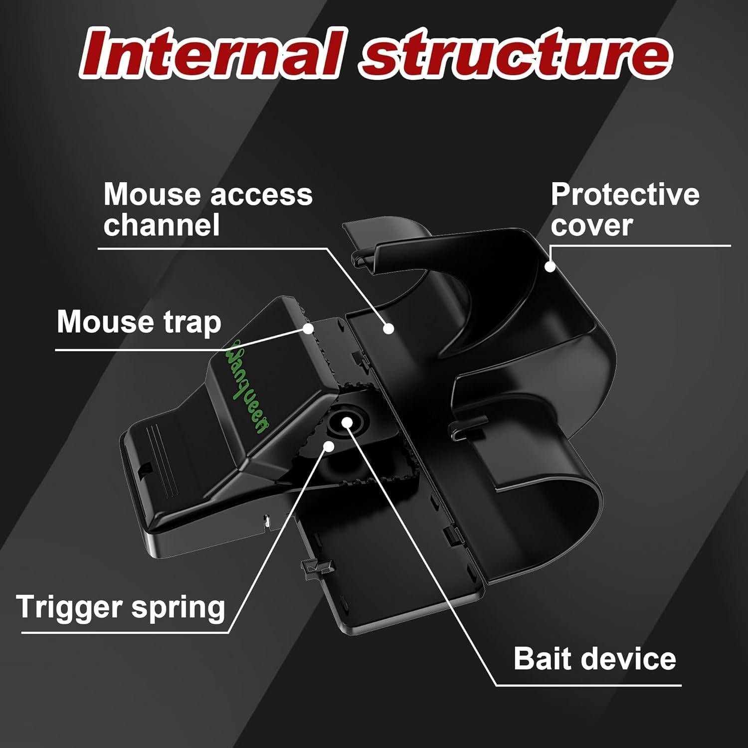 Trampa Reutilizable para Ratas y Ardillas Wanqueen - Doble Entrada, Eficiente y Humana