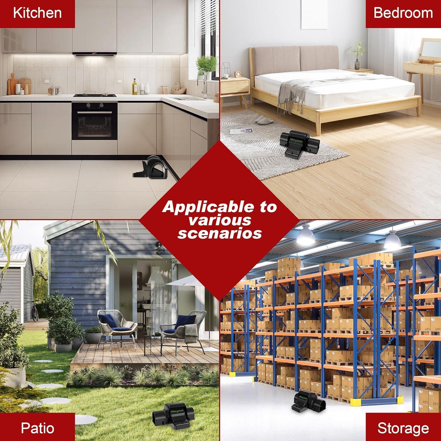 Trampa Reutilizable para Ratas y Ardillas Wanqueen - Doble Entrada, Eficiente y Humana