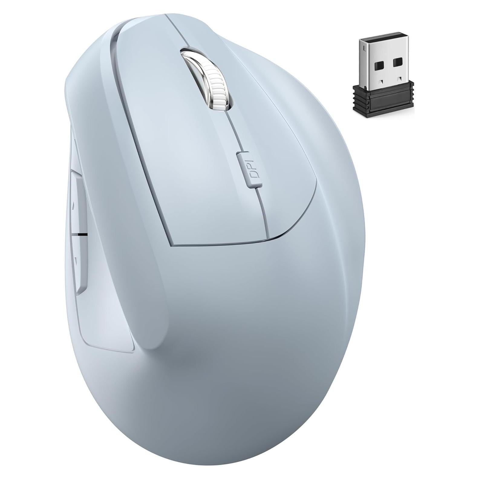 Ratón Inalámbrico Ergonómico SHARE SUNSHINE Azul Silencioso